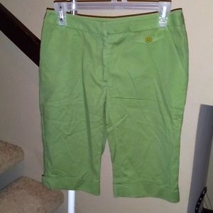 Camille La Vie Green Bermuda Shorts